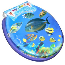 кришка для унітазу м`яка з декором  (18)