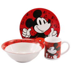 набір дитячий порцеляновий 3 предм. Міккі Маус  ТО-30
