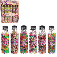 бісер намистини, нитка, в пляшечці, 12шт. в диспл. 32,5х23х4,5см.  99207  (288)