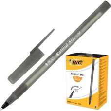 ручка BIC Round Stic кулькова чорна 1,0мм.  920568  (60/540)