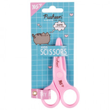 ножиці YES дитячі 10,8см. безпечні пластикові на бліст. "Pusheen"  480451  (12/360)