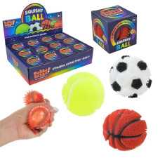 іграшка-антистрес YabbaDabba м`яч 7см., наповнювач PVA, 12шт. в диспл. 26х18х6см.  YD2546  (288)