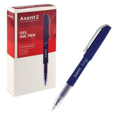 ручка Axent Autographe гелева синя 0,5мм.  AG1007-02-A  (12/144/1728)