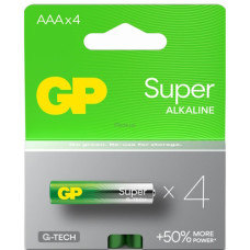 батарейка GP Super Alkaline LR 03  1x4 бліст.  (40/320)