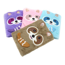 блокнот J.Otten MRB2219-2 пухнастий "Єнот" А5/80арк., 80гр./м2, клітинка  (60/120)