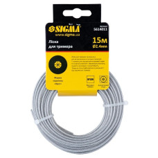 ліска для тримера Сигма з алюмінієвим кордом d-2,4мм. 15м.  5614011