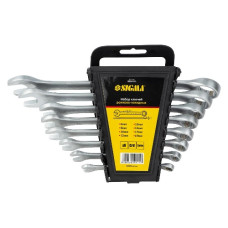 набір ключів ріжково-накидних Сигма 8шт. 6-19мм. CrV satine  6010111