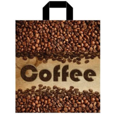 пакет з петлевою ручкою 40х43см. Кава зерна (серія діор)  (50/500)