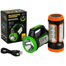 ліхтар-прожектор акумуляторний 15W із сонячною панеллю та USB-зарядкою  MH-818/113968  (60)