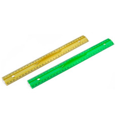 лінійка з ручкою пласт. прозора 30см. 0089 (180)