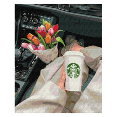 картина за номер. Brushme 53035BS 40х50см. "Аксесуари подорожі"