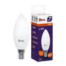 лампочка світлодіодна (LED-лампа) ENL C37 7W 4100K E14
