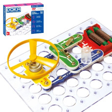 конструктор електронний Doka Перші кроки в електроніці (набір А, 15 схем)  D70709