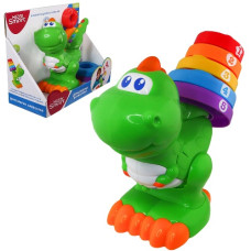 двомовна розвиваюча іграшка Kiddi Smart Динозаврик Барвограй  4279T-KS