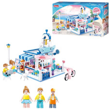 конструктор Sluban кафе, меблі, фігурки, велосипед, 289 дет. в кор. 38х24х7см.  М38 В0866  (16)