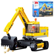 конструктор Sluban екскаватор, фігурка, 152 дет. в кор. 28,5х24х5,5см.  М 38 В 1196  (32)