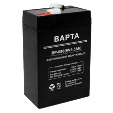 аккумулятор ВАРТА  6V, 5,5Ah  ВР-680  (10)