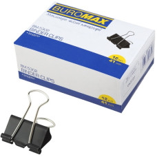 біндер Buromax чорн. 41мм   ВМ.5302  (12/1440)