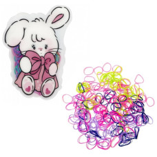 гумки для волосся дитячі в упаковці Кролик, ціна за упаковку  PD-1-1  (12/1800)