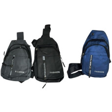 сумка чоловіча нагрудна 30,5х17см., поліестер  65002  (1/200)