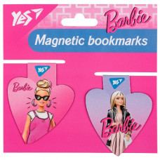 закладки магнітні YES "Barbie heart" набір 2шт.  708110  (10/50/500)