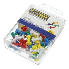 кнопки Buromax  силові  50шт. в пласт. кор.  ВМ.5150  (10/360)