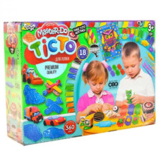 набір д/творч. Danko toys "Тісто для ліплення Master Do" в кор. 18кол.х20гр.  TMD-03-05  (5)