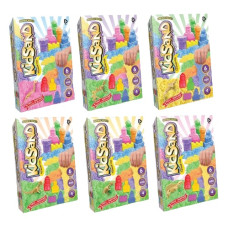 набір д/творч. Danko toys "Кінетичний пісок KidSand" в кор.  600гр.  KS-04-04  (6)