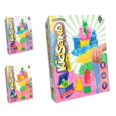 набір д/творч. Danko toys "Кінетичний пісок KidSand" в кор.  400гр.  KS-04-01  (12)