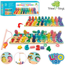 дерев`яна іграшка Центр розвив. магн. риболовля, цифри, фігури в кор. 41,5х14х5,5см. MD 1602-UA (40)