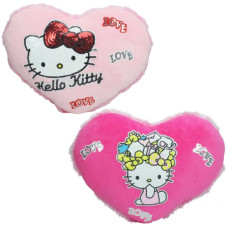 м`яка іграшка Копиця подушка-серце Киця LOVE 36х37х12см.  00228-23