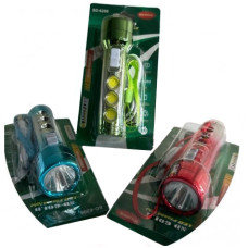 ліхтарик пл. акум. з USB-зар. на бліст.  SD-6206  (240)