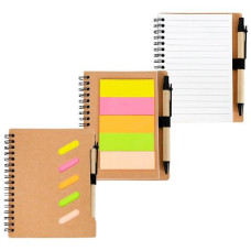 блокнот на спіралі С6 (16х12,5см.)/64арк. з набором стікерів та ручкою  JX011/115381  (260)