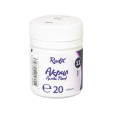 фарба акрилова Гамма (НВ) Rudix біла 20мл.  850111  (1/12)