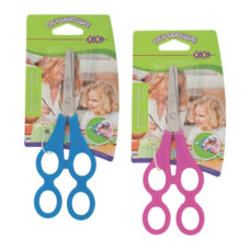 ножиці Zibi дитячі навчальні 165мм. з лінійкою на бліст.  ZB.5019  (24/288)