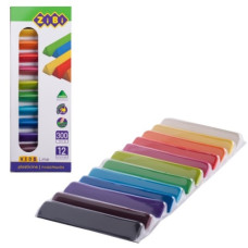 пластилін Zibi Kids Line трикутний м'який восковий з дод. каучуку 12кол./300гр.  ZB.6227  (12/72)