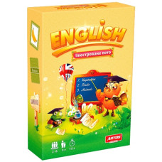 гра настільна Artos Games "Англійська мова (лото)"  (ПП Остапенко)  0796  (12)