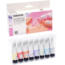 фарби акрилові Art Ranger  8кол.х22мл. пастель,  пл. туби, підкладка  FEA0822-P  (6/24)