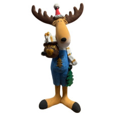 фігура гіпсова новорічна "Олень"  6008