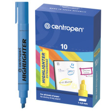 текст-маркер Centropen 8852 клиноподібний блакитний  (10/1000)