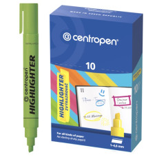 текст-маркер Centropen 8852 клиноподібний зелений  (10/200)