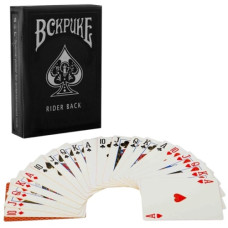 карти гральні пластикові "Rider Black" 54шт.  5009/8038  (10/100)
