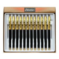 ручка Baixin мет. поворотна BP903G зол.+чорн. корп.  (12)