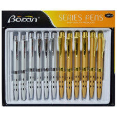 ручка Baixin мет. поворотна BP591 mix зол.+сер. (12)