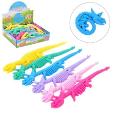 іграшка-антистрес скелет динозавра 22см., тягнеться, 50шт. в диспл. 56х6х21см.  FG240408044A  (600)