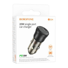 автомобільний зарядний пристрій Borofone Clever single port PD20W  BZ24