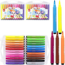 фломастери Mouse "Water color pen"  24кол. в пласт. упак.  204-24  (56)