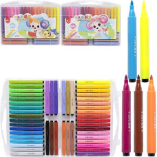 фломастери Mouse "Water color pen"  48кол. в пласт. упак.  204-48  (28)