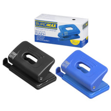 діркопробивач Buromax пластиковий 12х5,8х5,9см., до 10арк.  ВМ.4015  (12)