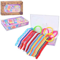 набір для творчості браслети 5шт., стрічки, в пеналі 22х12,5х3,5см., в кор. 29х19х3,5см. 11088С (48)